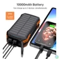Kép 4/5 - Choetech B659, 10000mAh (Qi 5W Wireless Töltés, Napelemes) PowerBank