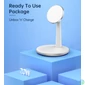 Kép 4/5 - Choetech 2-1ben (Mágneses Wireless,fehér), töltő