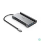 Kép 2/4 - Hama USB-C dokkoló adapter 7in1 (3x USB, 2x USB-C, HDMI, LAN, PD) (200143)