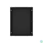 Kép 4/5 - Lanberg WF01-6615-10B 19" 15U SZÉL:600mm MÉLY:600mm MAG:774mm lapraszerelt üvegajtós fekete fali rack szekrény
