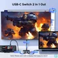 Kép 5/5 - UGREEN USB-C kapcsoló 2 bemenet / 1 kimenet AW502