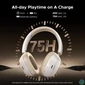 Kép 6/6 - UGREEN HiTune Max5c hibrid aktív zajszűréssel fejhallgató fehér HP203