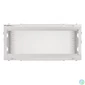 Kép 4/5 - Lanberg WF01-6404-10S 19 4U SZÉL:600mm MÉLY:450mm MAG:290mm lapraszerelt üvegajtós szürke fali rack szekrény
