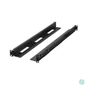 Kép 1/3 - Lanberg AK-1902-B 1U 650x1090mm állítható fekete rack sín készlet