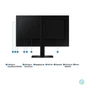 Kép 5/5 - SAMSUNG 32 LS32D600EAUXEN QHD IPS 16:9 5ms monitor