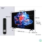 Kép 4/5 - TCL 75" 75V6C LED 189cm 4K UHD Google TV