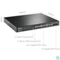 Kép 2/5 - TP-LINK SWITCH TL-SG3428MP JetStream with PoE+