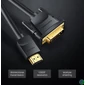 Kép 2/3 - Vention HDMI -> DVI,  (fekete), 1,5m, kábel