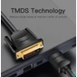 Kép 3/3 - Vention HDMI -> DVI,  (fekete), 1,5m, kábel