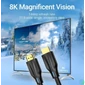 Kép 3/3 - Vention HDMI 2.1 (8K, fekete), 5m , kábel