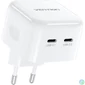 Kép 2/5 - Vention USB-C+C (2port,35W/35W,fehér), töltő