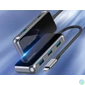Kép 3/3 - Vention USB-C -> USB3.0*4/PD (0,15m, szürke, tükrös felületű), Dokkoló
