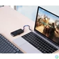Kép 2/3 - Vention USB-C -> USB3.0*4/PD (0,15m, szürke, tükrös felületű), Dokkoló