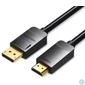 Kép 1/3 - Vention Displayport -> HDMI, (fekete), 2m, kábel