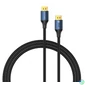 Kép 3/3 - Vention DisplayPort/M (8K,HD, szövet, alu), 5m, kábel