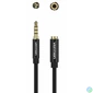 Kép 2/3 - Vention 3.5mm jack/M -> 3.5mm/F , (hosszabbító,audio,fekete), 8m, kábel