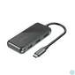 Kép 1/3 - Vention USB-C -> HDMI/VGA/USB3.0/PD (0,15m Szürke, fém Ötvözet) konverter