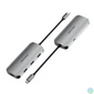 Kép 2/5 - Vention USB-C -> HDMI/USB 3.0x3/PD (0,15m Szürke Aluminum Ötvözet), Dokkoló