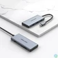 Kép 1/3 - Vention USB-C -> HDMI/USB 3.0x3/SD/TF (0,15m Szürke Aluminum Ötvözet), Dokkoló