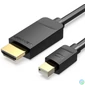 Kép 1/3 - Vention mini Displayport -> HDMI, (fekete), 1,5m, kábel