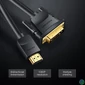 Kép 3/3 - Vention HDMI -> DVI, (fekete), 5m, kábel