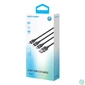 Kép 3/4 - Vention USB-A 2.0/M -> USB-C/Lightning/Micro USB-B, 1,5m,(fekete,6A,3in1), kábel