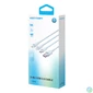 Kép 3/4 - Vention USB-A 2.0/M -> USB-C/Lightning/Micro USB-B, 1,5m,(blue,6A,3in1), kábel