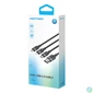 Kép 2/3 - Vention USB-A 2.0/M -> USB-C/Lightning/Micro USB-B, 1,5m,(fekete,3A,3in1), kábel