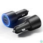 Kép 5/5 - Vention USB-A+C*2 (3port,100/75/36W, fekete,szivargyújtós), töltő