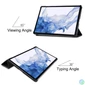 Kép 3/4 - Samsung Tab S9 FE Plus tablet tok, Fekete