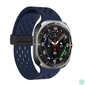 Kép 3/4 - Galaxy Watch 7 Ultra lyukacsos mágneses szil. óraszíj,24mm,S.kék