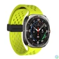 Kép 2/2 - Galaxy Watch 7 Ultra lyukacsos mágneses szil. óraszíj,24mm,Neonz