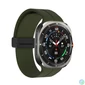 Kép 3/3 - Galaxy Watch 7 Ultra mágneses szil. óraszíj,24mm,Sötétzöld