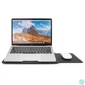 Kép 2/4 - Bőrhatású multifunkciós laptoptartó, Fekete