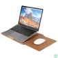 Kép 1/4 - Bőrhatású multifunkciós laptoptartó, Barna