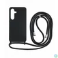 Kép 1/4 - Sam S25 Plus  TPU+PC fekete tok,Fekete zsinórral