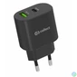 Kép 2/3 - Hálózati töltő adapter PD30W/QC3.0 18W, Fekete