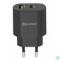 Kép 3/3 - Hálózati töltő adapter PD30W/QC3.0 18W, Fekete