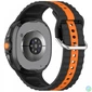 Kép 2/4 - Samsung Galaxy Watch 8/Classic óraszíj narancss. csíkokkal,22mm