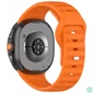 Kép 2/4 - Samsung Galaxy Watch 8/Classic bordázott óraszíj,22mm,Narancs
