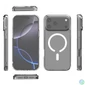 Kép 2/4 - iPhone 17 Pro mágneses szilikon tok, Átlátszó