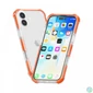 Kép 2/4 - iPhone 17 ütésálló szilikon hátlap, Narancs