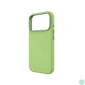 Kép 2/4 - Mágneses puha szilikon tok, iPhone 17 Pro, Neonsárga