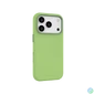 Kép 3/4 - Mágneses puha szilikon tok, iPhone 17 Pro, Neonsárga