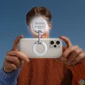 Kép 4/4 - Összecsukható mágneses LED lámpa mobiltelefonhoz, Fehér