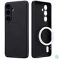 Kép 1/3 - Samsung S26 Plus TPU+PC mágneses szil tok, Fekete