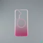 Kép 3/4 - Samsung S26 mágneses tok, Pink-Átlátszó