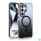 Kép 1/4 - Samsung S26 Ultra mágneses tok, Fekete-Átlátszó