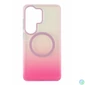 Kép 1/3 - Samsung S26 Ultra mágneses tok, Pink-Átlátszó