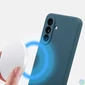 Kép 3/4 - Samsung A37 mágneses szilikon tok, Kék